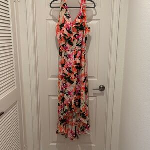 Tommy Bahama Floral Maxi Dress - Pink, Orange, Green